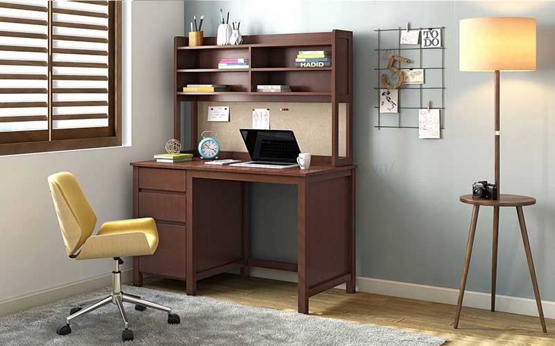 Kích thước bàn học có giá sách theo tiêu chuẩn